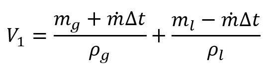 volume after phase change