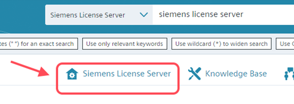 Siemens License Server link