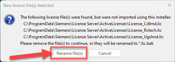 Siemens License Server Installer Rename