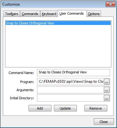 Assign Shortcut Key to Custom Program in FEMAP