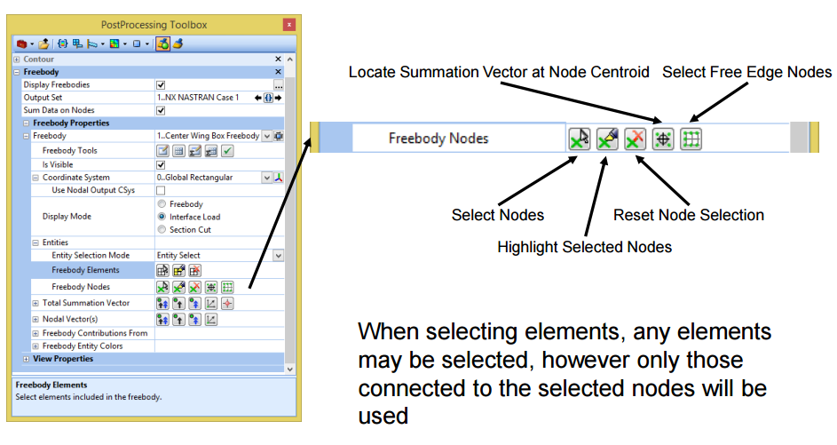 femap interface load mode - interface selecting nodes