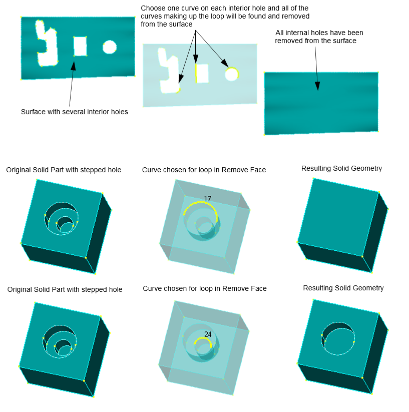 feature removal CAD