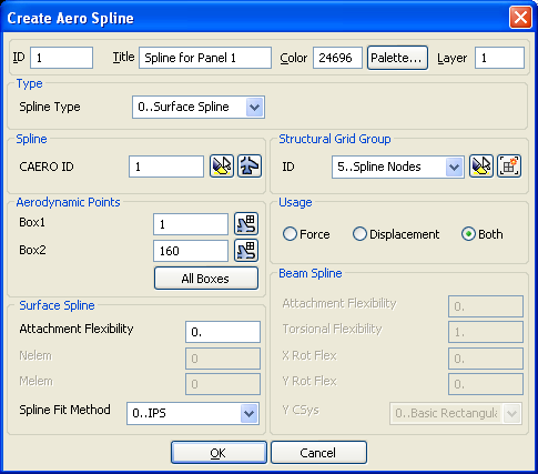 femap aero spline