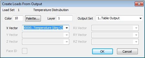 create load from output dialog