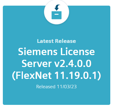 Siemens License Server Latest Release