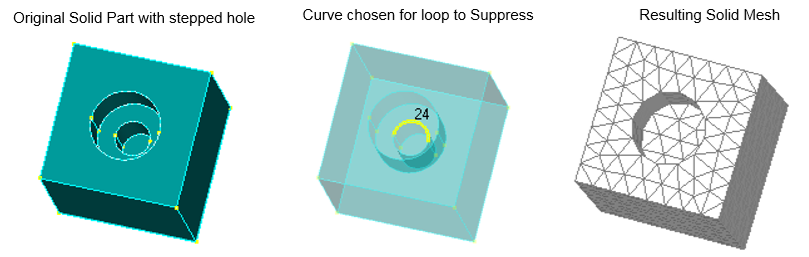 2 Meshing toolbox, feature suppression