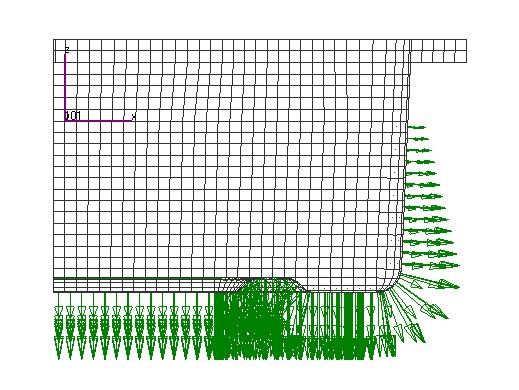 visualized hydrostatic load