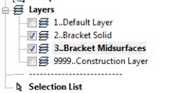 bracket midsurfaces layer