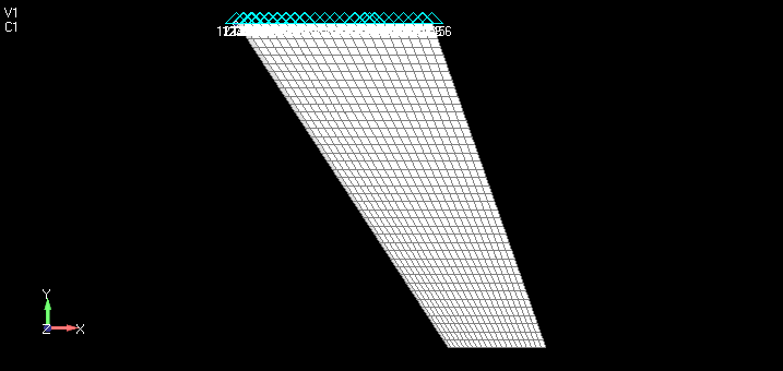 femap flutter wing