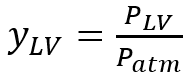 liquid vapor mole fraction