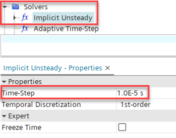 Maximum allowable time-step