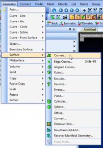 geometry surface corners