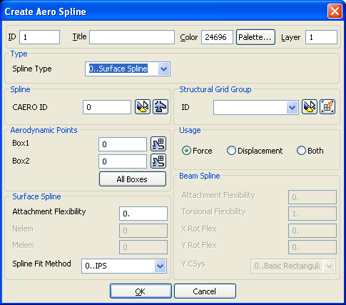 femap aero spline